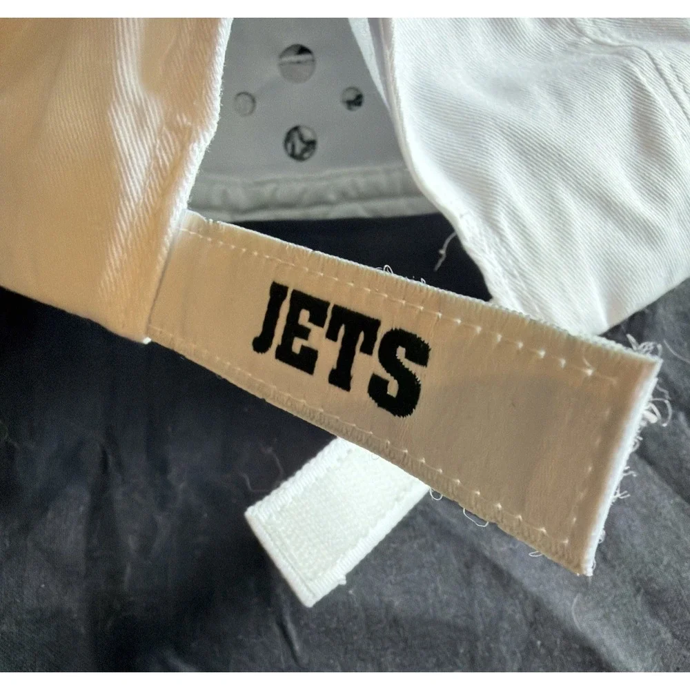 BRAND NEW ADULT NFL  NEW YORK JETS  EMBROIDERED ADJUSTABLE CAP HAT OSFA